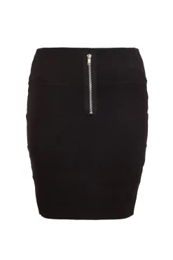 Black Ribbed Bodycon Skirt 6 Black Ribbed Bodycon Skirt -Women Clothing Sale 00100001185 ZB scaled