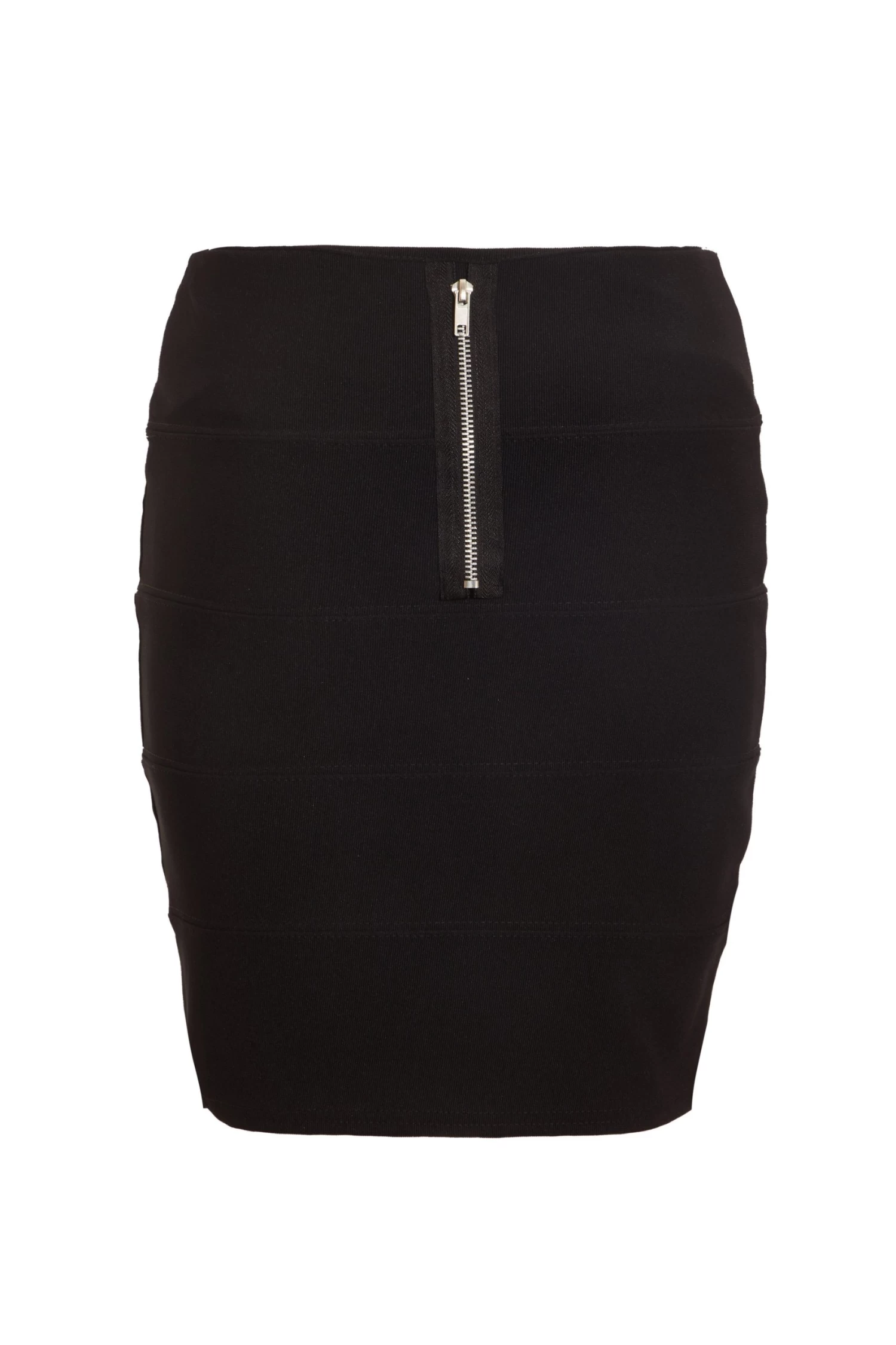 Black Ribbed Bodycon Skirt 3 Black Ribbed Bodycon Skirt - Image 3
