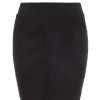 Black Stretch Bodycon Mini Skirt