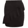 Black Frill Mini Skirt