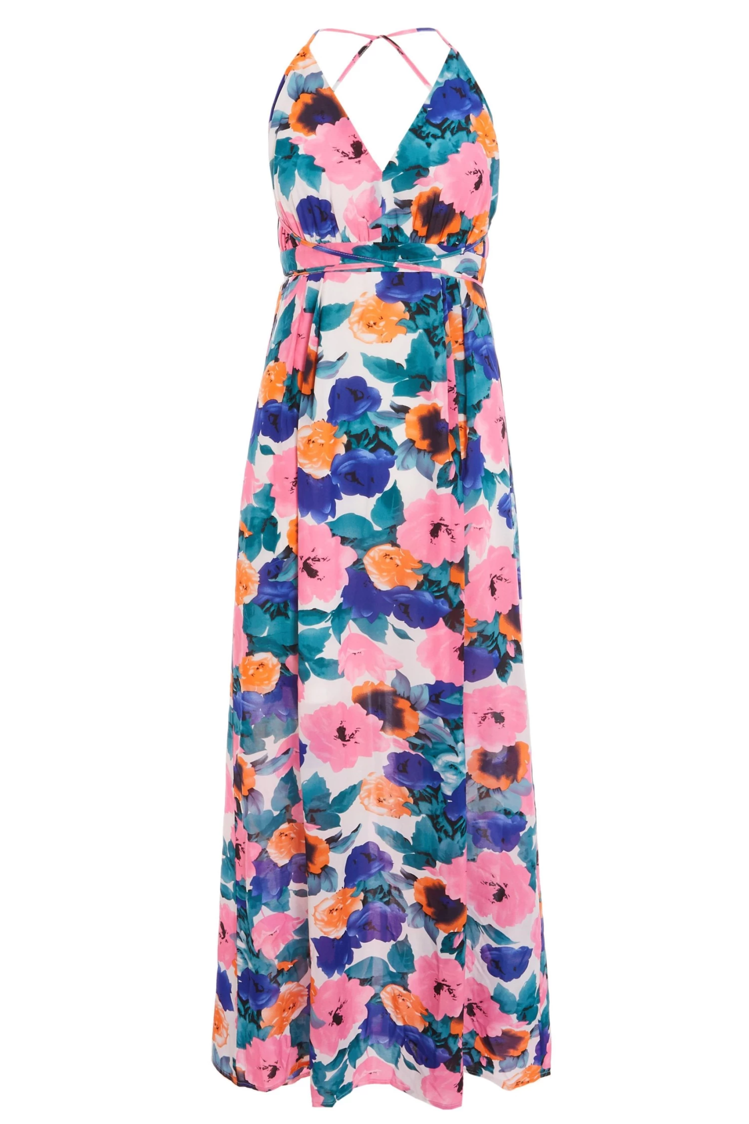 Blue Chiffon Maxi Dress 1 Blue Chiffon Maxi Dress