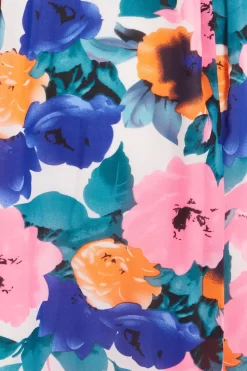 Blue Chiffon Maxi Dress -Women Clothing Sale 00100020965 ZS scaled