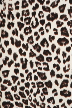 Cream Animal Print Midi Dress -Women Clothing Sale 00100029745 ZS scaled