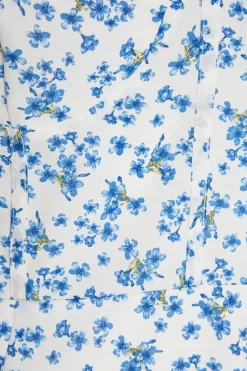 Blue Ditsy Floral Bodycon Mini Dress 11 Blue Ditsy Floral Bodycon Mini Dress -Women Clothing Sale 00100033133 ZS scaled