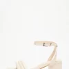 Wide Fit Nude Block Heeled Sandals