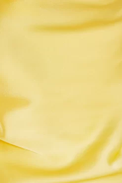 Yellow Satin Mini Dress -Women Clothing Sale 00100034722 ZS scaled