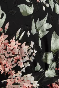 Black Floral Tiered Skater Dress 11 Black Floral Tiered Skater Dress -Women Clothing Sale 00100035157 ZS scaled