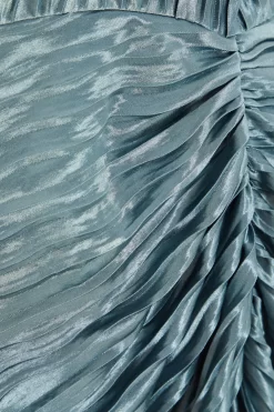 Grey Plisse Ruched Midi Dress 11 Grey Plisse Ruched Midi Dress -Women Clothing Sale 00100035166 ZS scaled