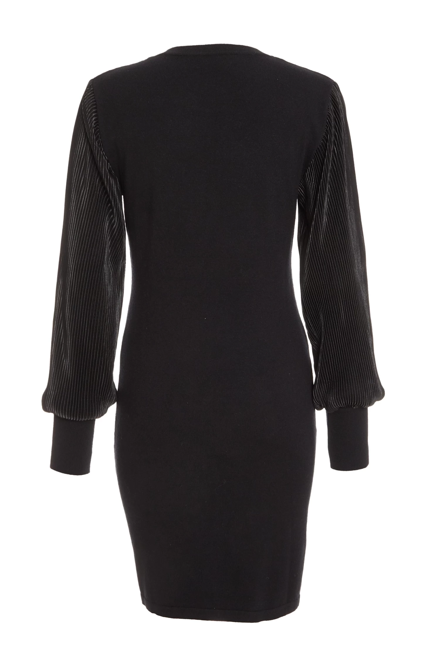 Black Light Knit Bodycon Mini Dress 5 Black Light Knit Bodycon Mini Dress - Image 5
