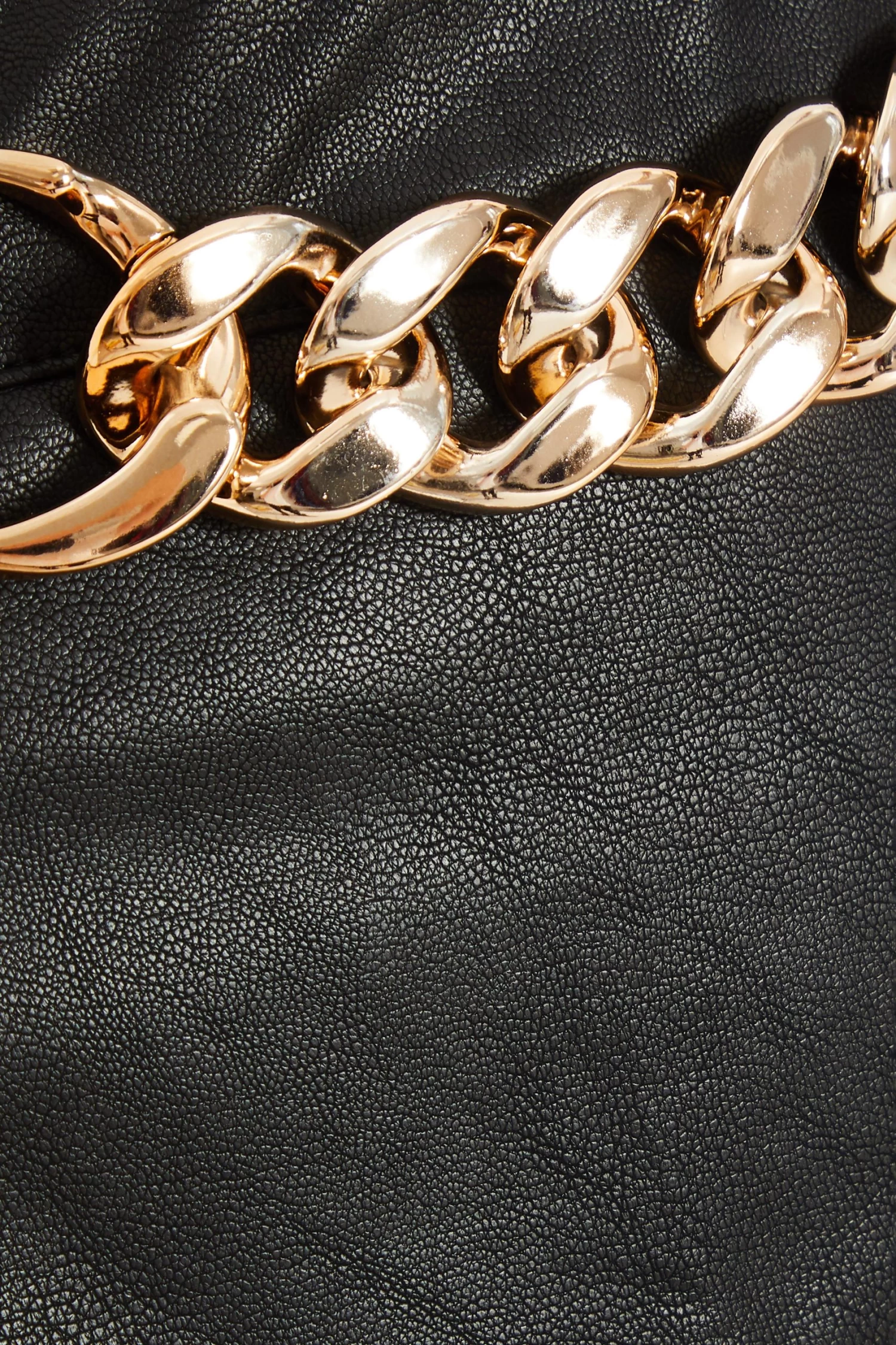 Black Faux Leather Pleated Mini Skirt 6 Black Faux Leather Pleated Mini Skirt - Image 6