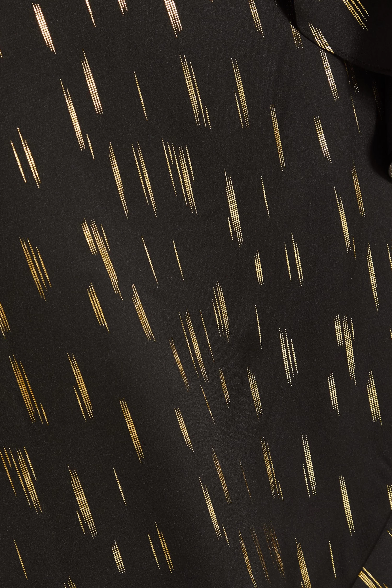 Black Metallic Stripe Midi Dress 6 Black Metallic Stripe Midi Dress - Image 6