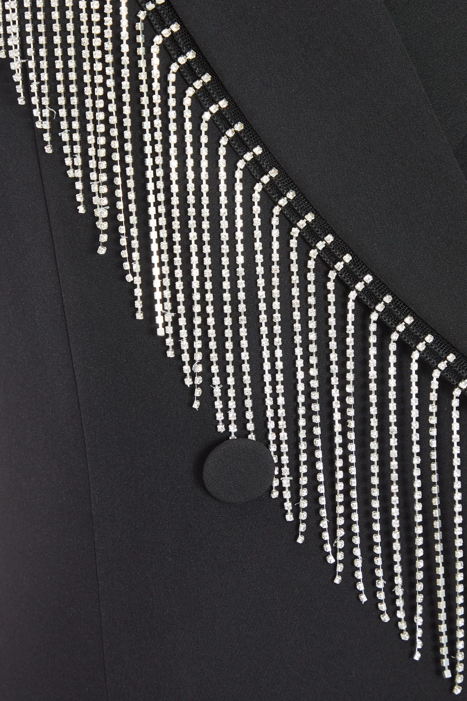 Black Diamante Mini Blazer Dress 6 Black Diamante Mini Blazer Dress - Image 6