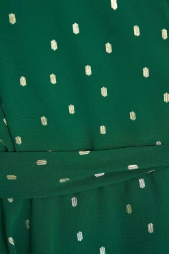 Bottle Green Chiffon Foil Mini Dress 11 Bottle Green Chiffon Foil Mini Dress -Women Clothing Sale 00100035760 ZS scaled