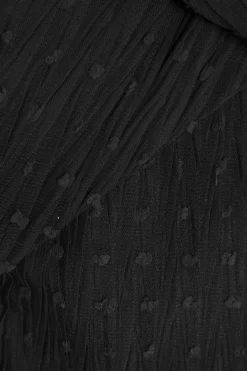 Black Chiffon Crinkle Halter Neck Midi Dress 11 Black Chiffon Crinkle Halter Neck Midi Dress -Women Clothing Sale 00100035779 ZS scaled