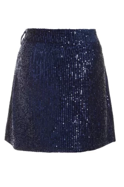 Navy Sequin Mini Skirt 10 Navy Sequin Mini Skirt -Women Clothing Sale 00100035834 ZB scaled
