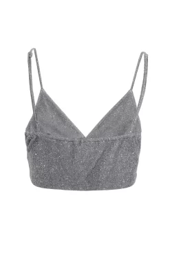 Silver Glitter Crop Top 10 Silver Glitter Crop Top -Women Clothing Sale 00100035841 ZB scaled