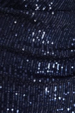 Navy Sequin Ruched Maxi Dress 11 Navy Sequin Ruched Maxi Dress -Women Clothing Sale 00100035930 ZS