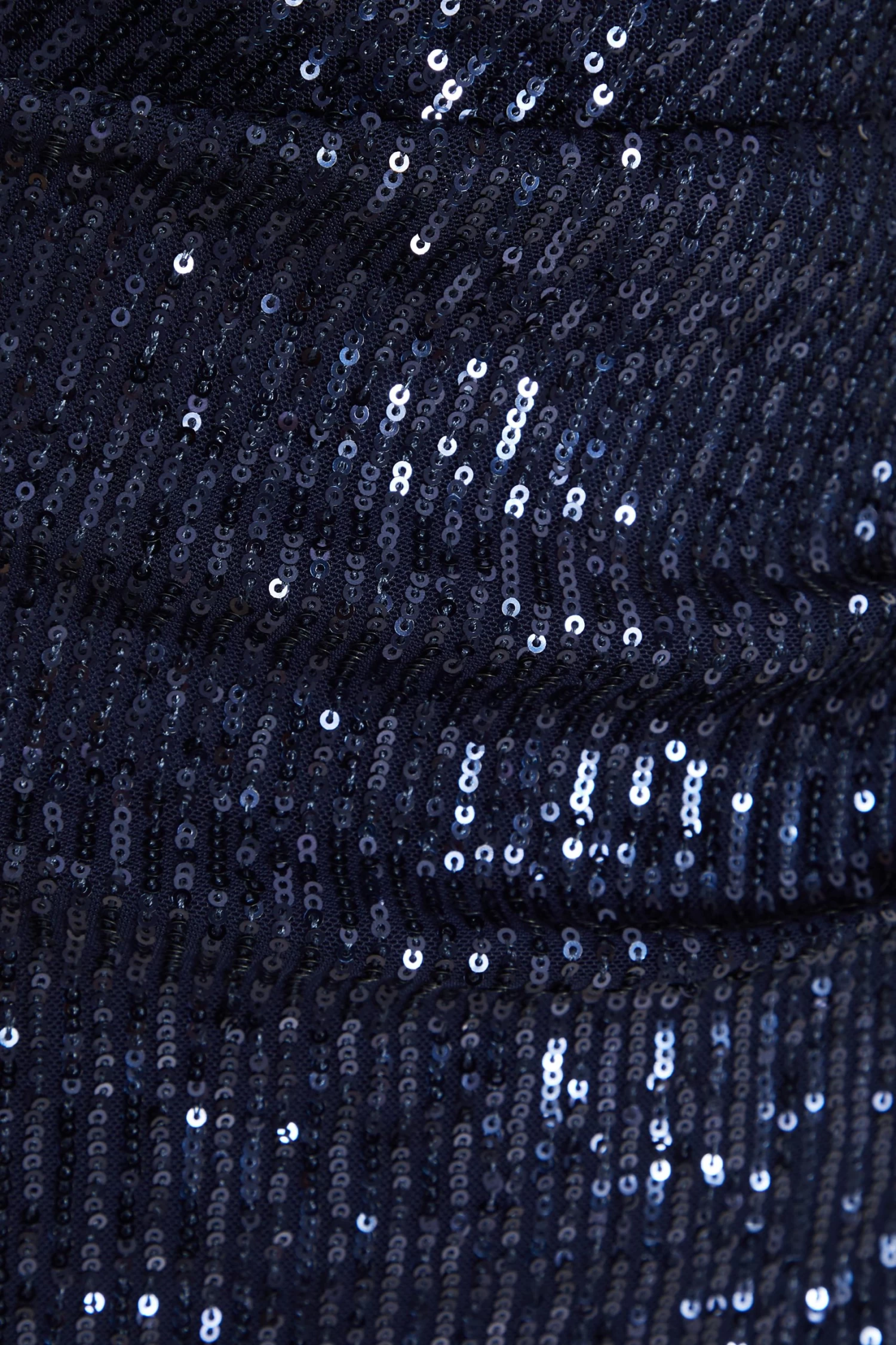 Navy Sequin Ruched Maxi Dress 6 Navy Sequin Ruched Maxi Dress - Image 6