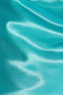 Aqua Satin Cross Back Maxi Dress -Women Clothing Sale 00100035943 ZS scaled