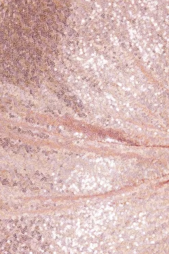 Blush Pink Sequin Ruched Maxi Dress -Women Clothing Sale 00100035947 ZS scaled