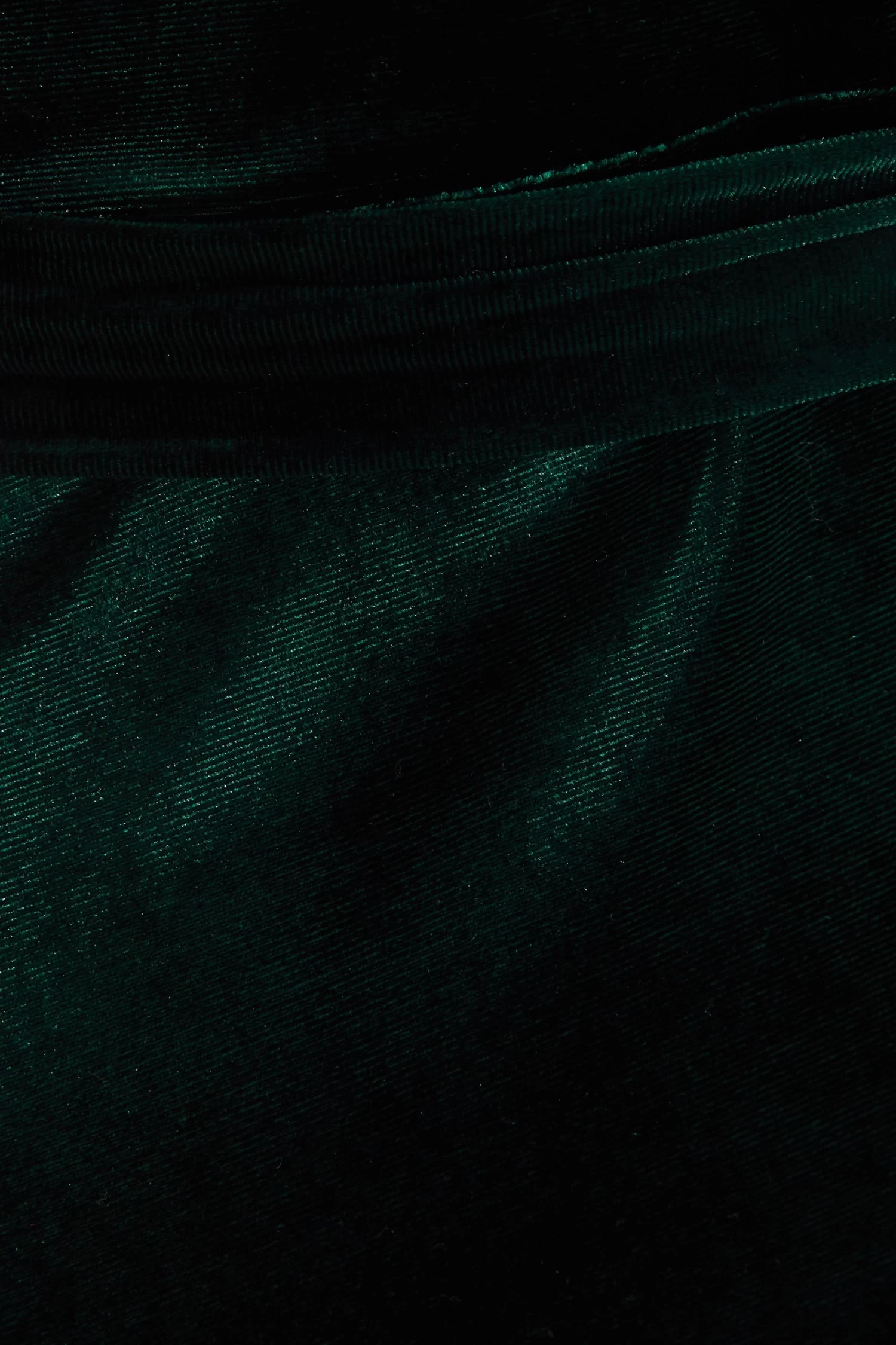 Bottle Green Velvet Wrap Midi Dress 6 Bottle Green Velvet Wrap Midi Dress - Image 6