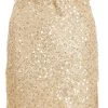Gold Sequin Mini Skirt