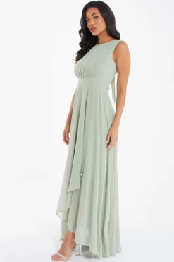 Sage Chiffon Backless Maxi Dress -Women Clothing Sale 00100036146 XS scaled