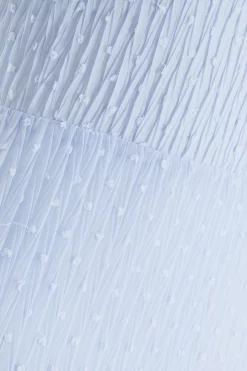 Light Blue Chiffon Crinkle Midi Dress -Women Clothing Sale 00100036159 ZS scaled