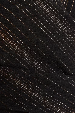 Black Shimmer Wrap Bodycon Midi Dress 11 Black Shimmer Wrap Bodycon Midi Dress -Women Clothing Sale 00100036175 ZS scaled