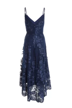 Navy Lace Dip Hem Strappy Midi Dress 10 Navy Lace Dip Hem Strappy Midi Dress -Women Clothing Sale 00100036185 ZB scaled