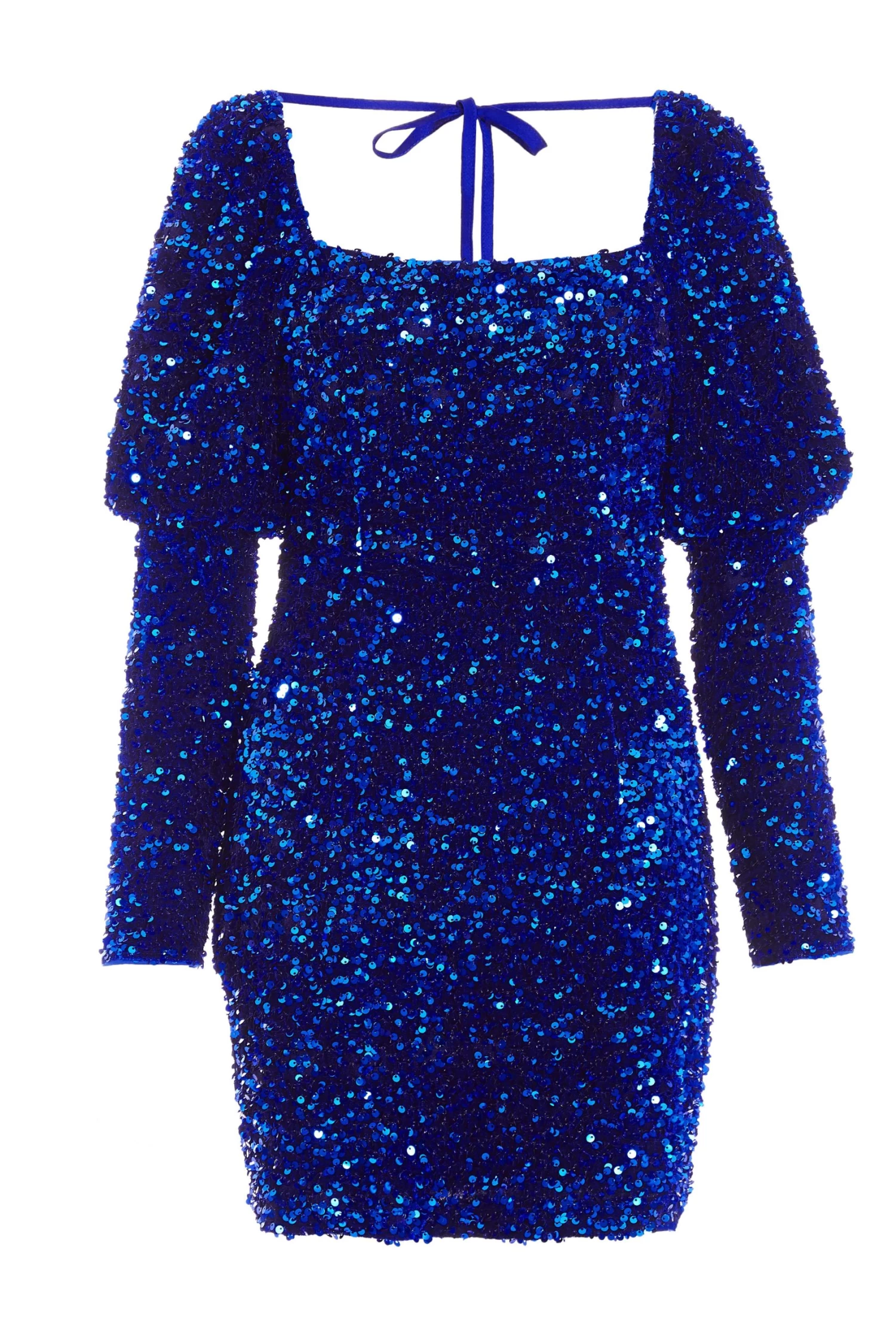 Royal Blue Sequin Bodycon Mini Dress 1 Royal Blue Sequin Bodycon Mini Dress