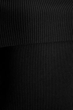 Black Ribbed Knit Bodycon Midi Dress 11 Black Ribbed Knit Bodycon Midi Dress -Women Clothing Sale 00100036207 ZS