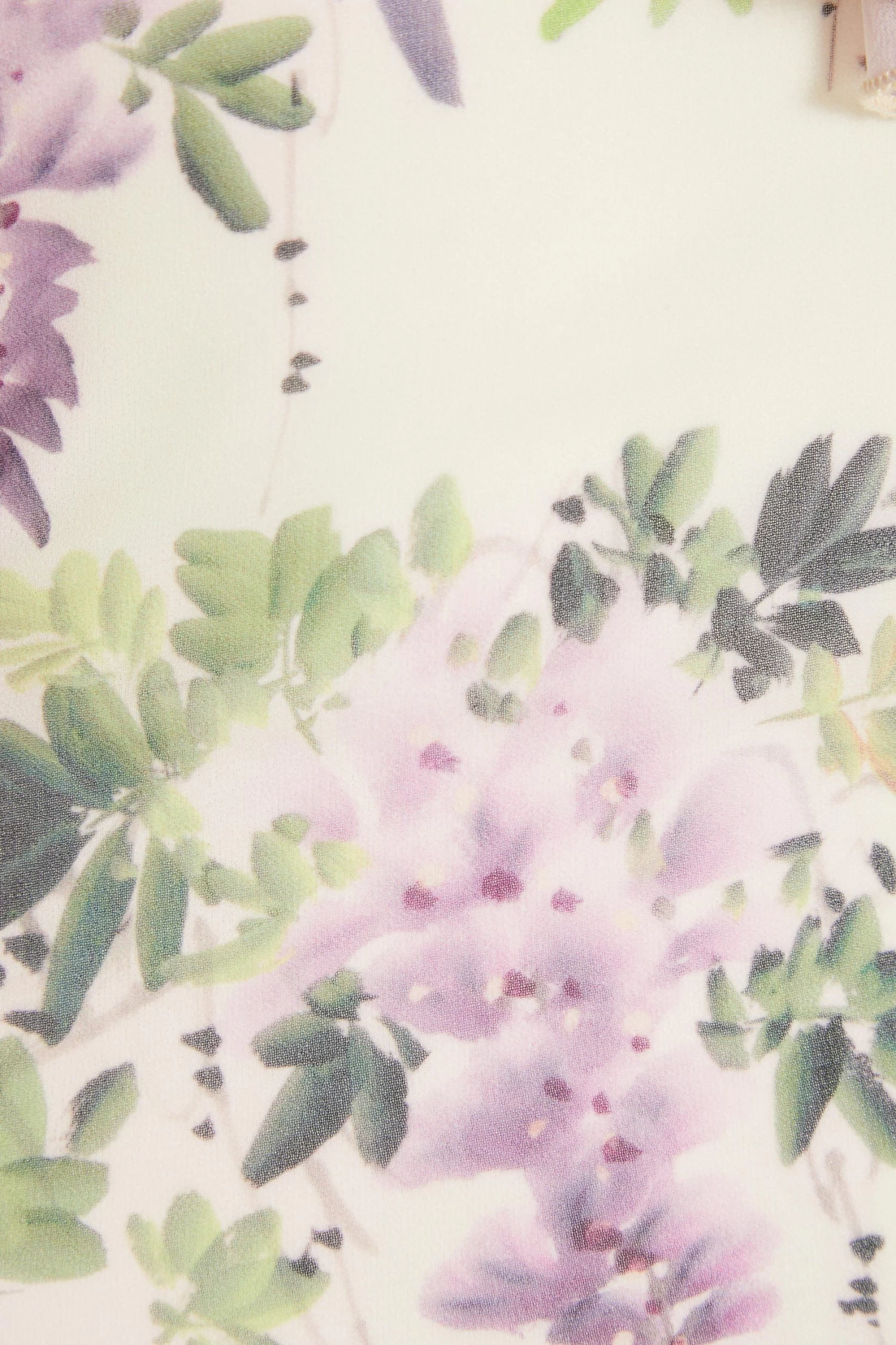 White Chiffon Floral Frill Maxi Dress 6 White Chiffon Floral Frill Maxi Dress - Image 6