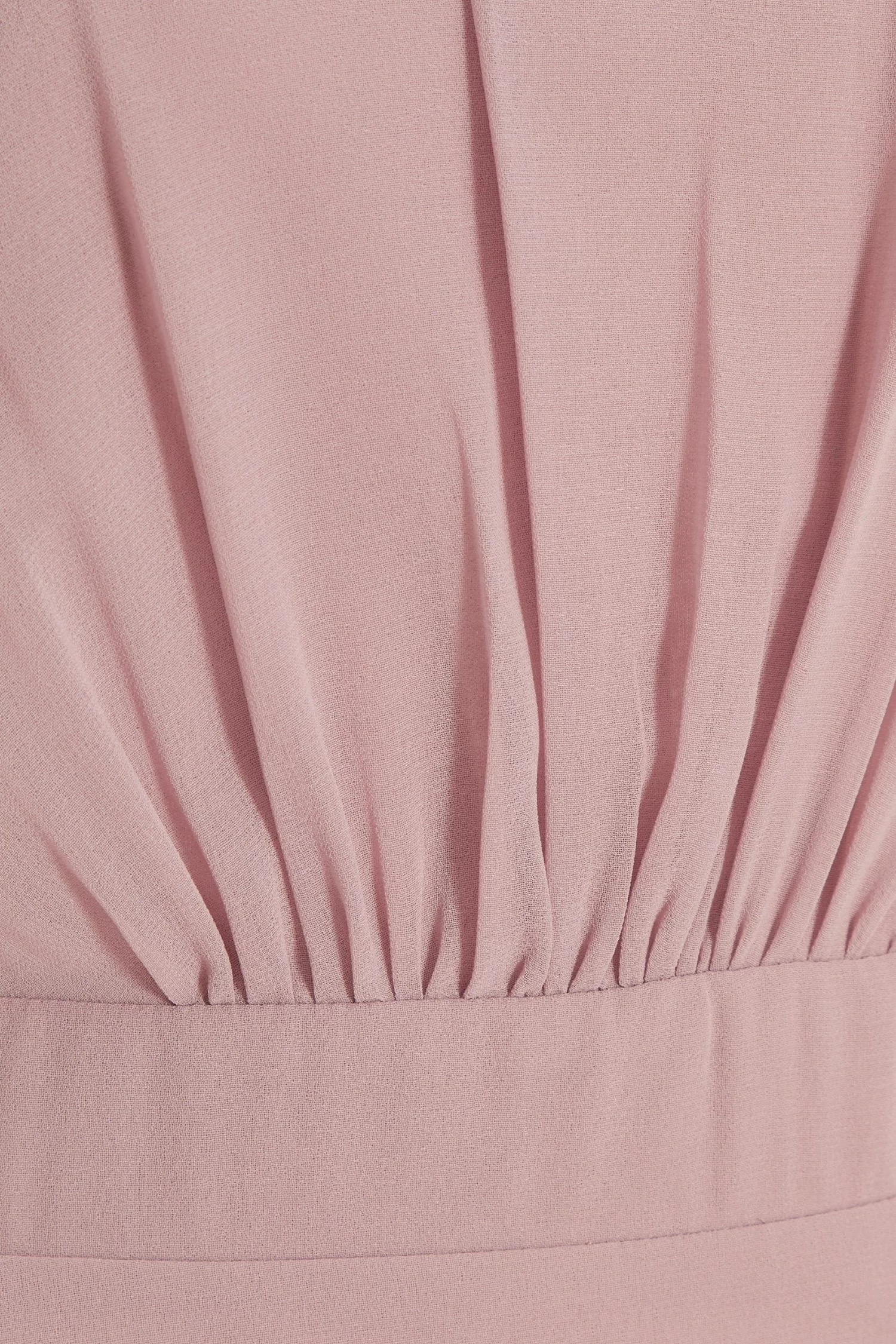 Pink Chiffon Frill Sleeve Maxi Dress 6 Pink Chiffon Frill Sleeve Maxi Dress - Image 6