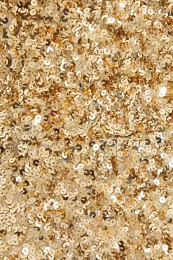 Gold Sequin Bow Bodycon Mini Dress -Women Clothing Sale 00100036354 ZS scaled