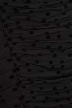 Black Polka Dot Bodycon Mini Dress 11 Black Polka Dot Bodycon Mini Dress -Women Clothing Sale 00100036559 ZS scaled