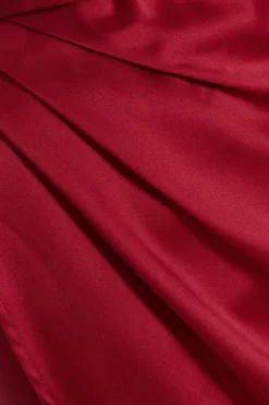 Berry Satin One Shoulder Midi Dress 11 Berry Satin One Shoulder Midi Dress -Women Clothing Sale 00100036594 ZS scaled