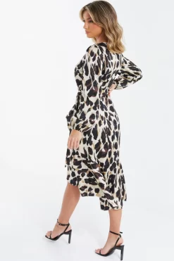 Stone Animal Print Satin Midi Dress 8 Stone Animal Print Satin Midi Dress -Women Clothing Sale 00100036637 XB scaled