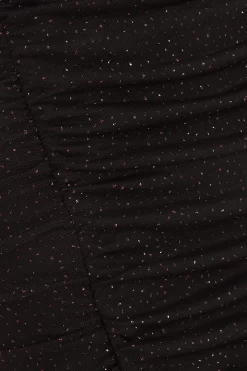 Black Sequin Mesh Ruched Midi Dress 11 Black Sequin Mesh Ruched Midi Dress -Women Clothing Sale 00100036665 ZS scaled