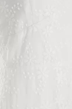 White Chiffon Floral Embroidered Midi Dress 11 White Chiffon Floral Embroidered Midi Dress -Women Clothing Sale 00100036690 ZS scaled