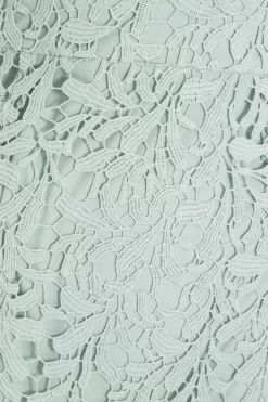 Sage Lace Fishtail Midi Dress -Women Clothing Sale 00100036728 ZS scaled