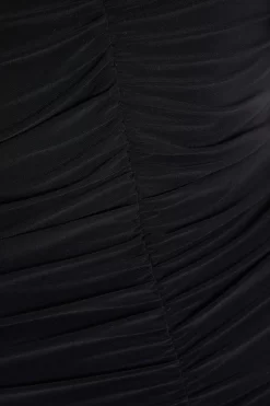 Black Knot Ruched Bodycon Midi Dress 11 Black Knot Ruched Bodycon Midi Dress -Women Clothing Sale 00100036800 ZS scaled