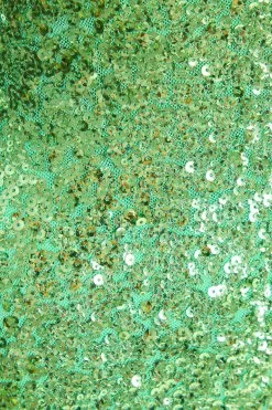 Green Sequin Ruched Bodycon Maxi Dress -Women Clothing Sale 00100036822 ZS