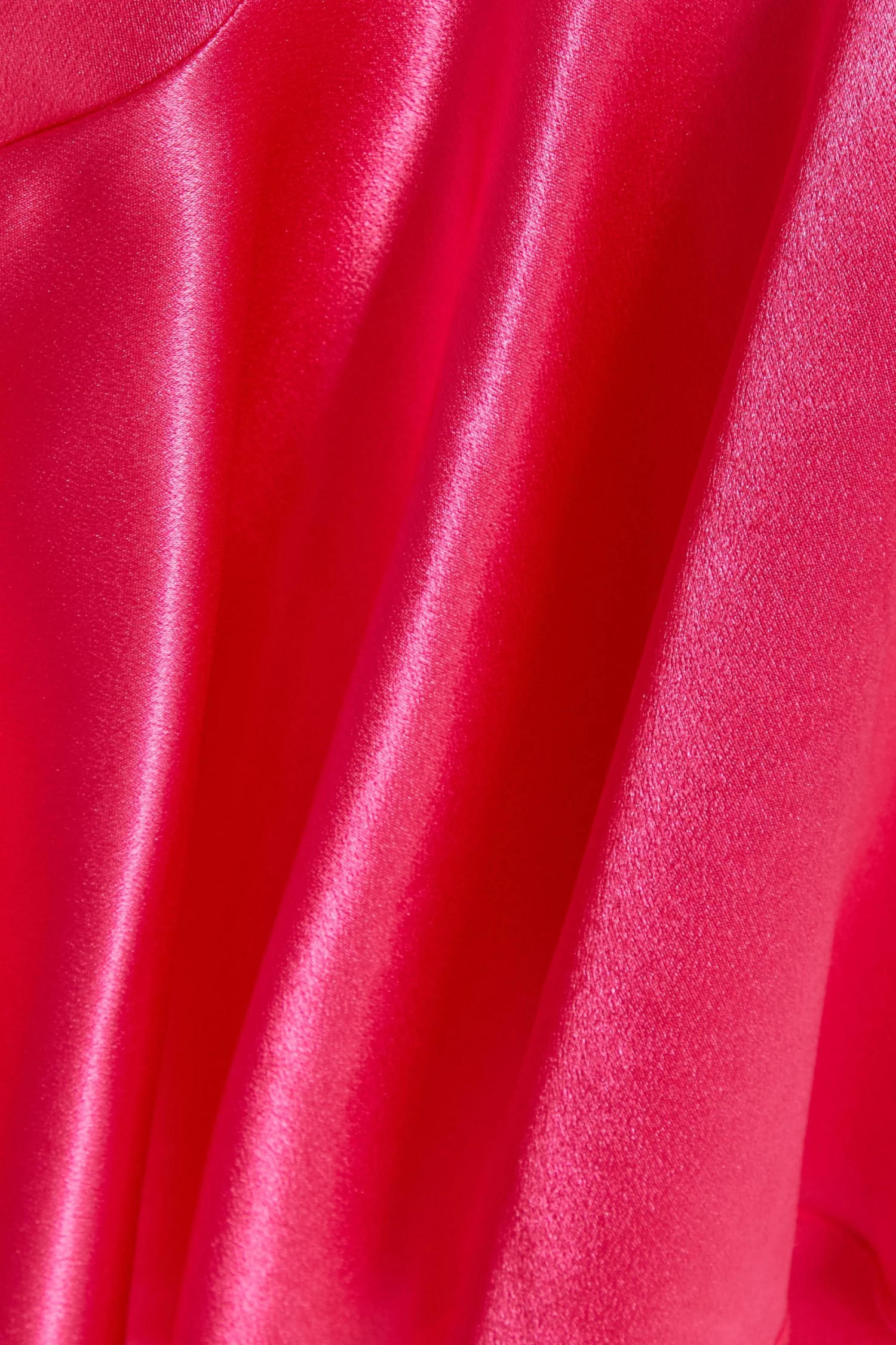 Pink Satin Ruffle Maxi Dress 6 Pink Satin Ruffle Maxi Dress - Image 6