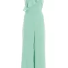 Mint Chiffon Frill Jumpsuit