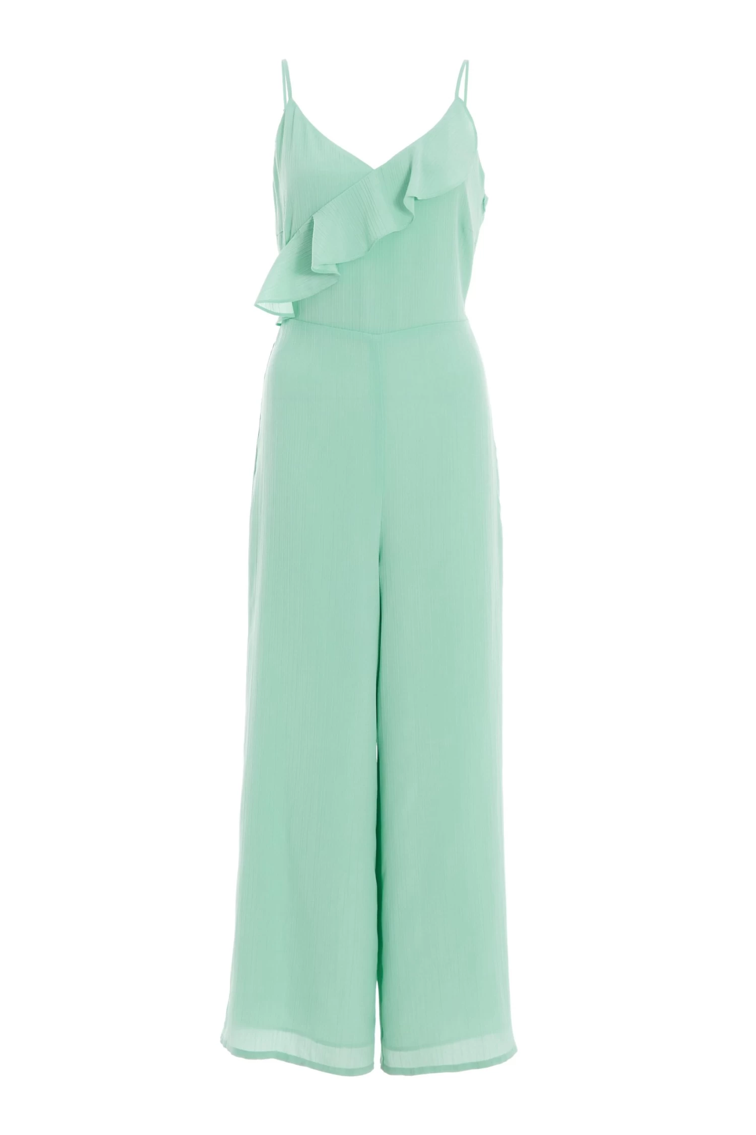 Mint Chiffon Frill Jumpsuit 1 Mint Chiffon Frill Jumpsuit