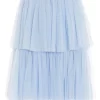 Blue Tulle Skater Skirt