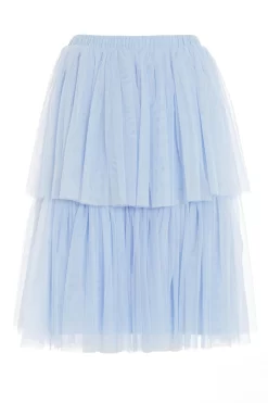 Blue Tulle Skater Skirt