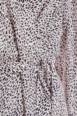 Pink Satin Animal Print Midi Dress 11 Pink Satin Animal Print Midi Dress -Women Clothing Sale 00100036862 ZS scaled