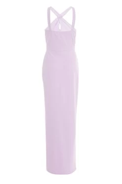 Lilac Halter Neck Diamante Maxi Dress 10 Lilac Halter Neck Diamante Maxi Dress -Women Clothing Sale 00100036944 ZB